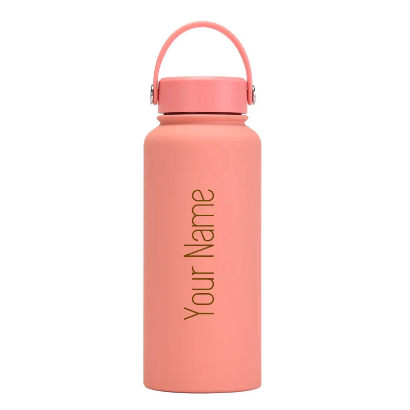 Personalized Gift 1000ml 32oz Water Bottle Coldest Tumbler