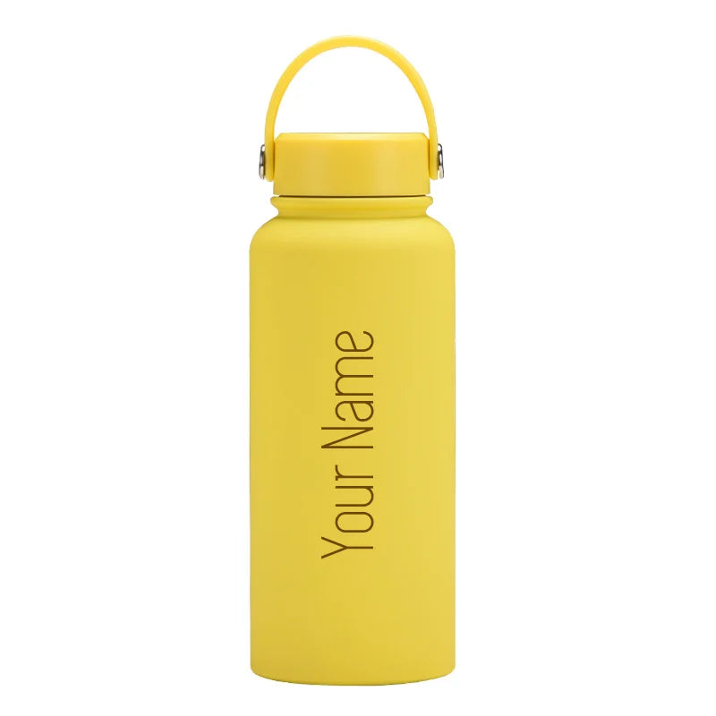 Personalized Gift 1000ml 32oz Water Bottle Coldest Tumbler