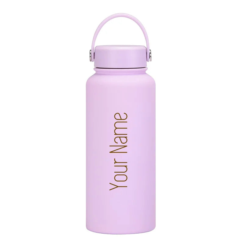 Personalized Gift 1000ml 32oz Water Bottle Coldest Tumbler