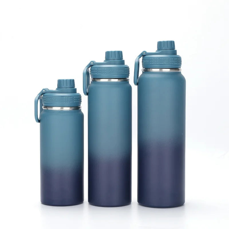 Custom Name 600/800/1000ml Insulated Double Layer Stainless Steel Thermal Water Bottle Personalized Gift