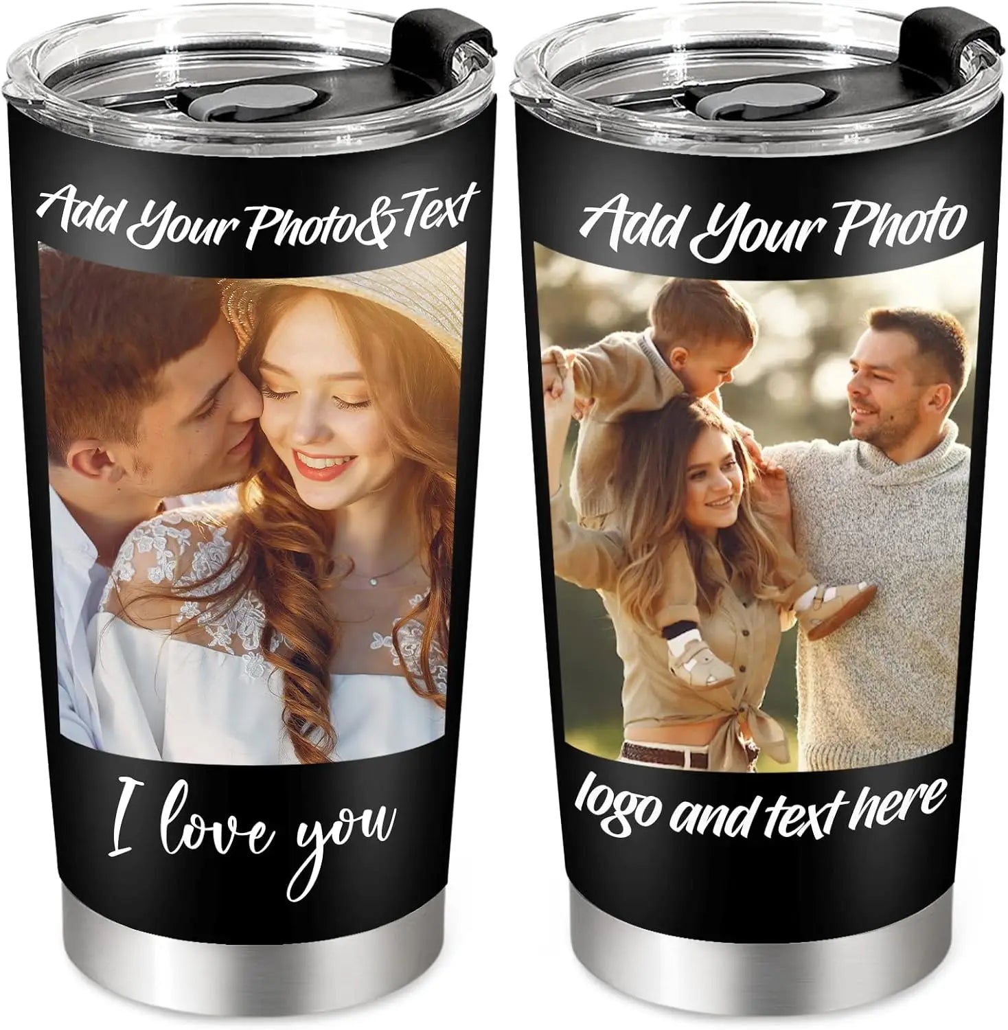 Personalized Tumbler Custom Coffee Tumbler Laser Engrave with Name 20 Oz Stainless Steel Travel Tumbler Cup Mug