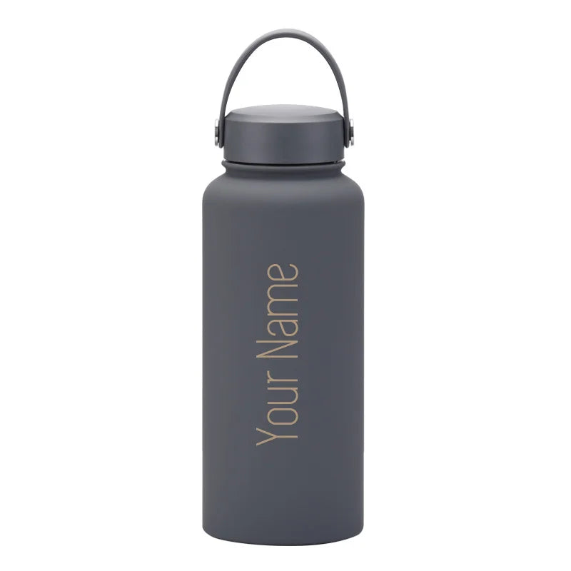 Personalized Gift 1000ml 32oz Water Bottle Coldest Tumbler