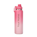 Custom Name 600/800/1000ml Insulated Double Layer Stainless Steel Thermal Water Bottle Personalized Gift