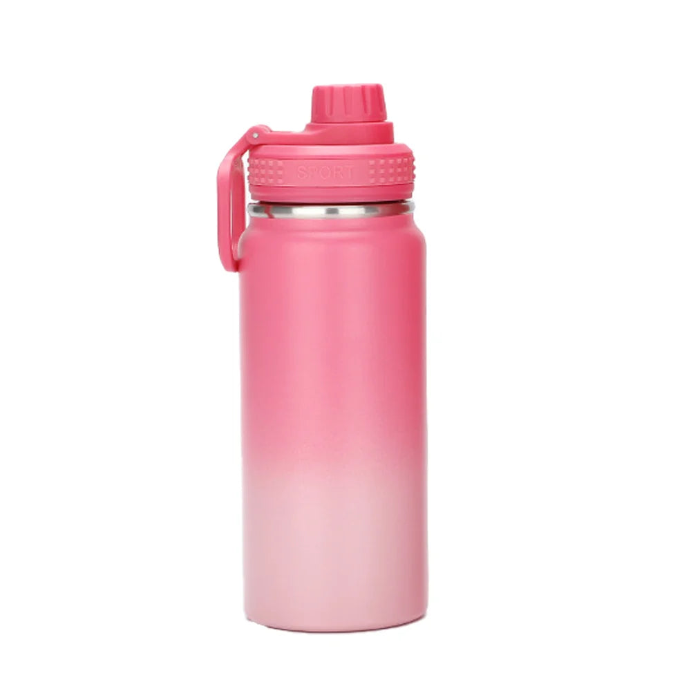 Custom Name 600/800/1000ml Insulated Double Layer Stainless Steel Thermal Water Bottle Personalized Gift