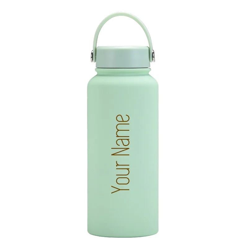 Personalized Gift 1000ml 32oz Water Bottle Coldest Tumbler