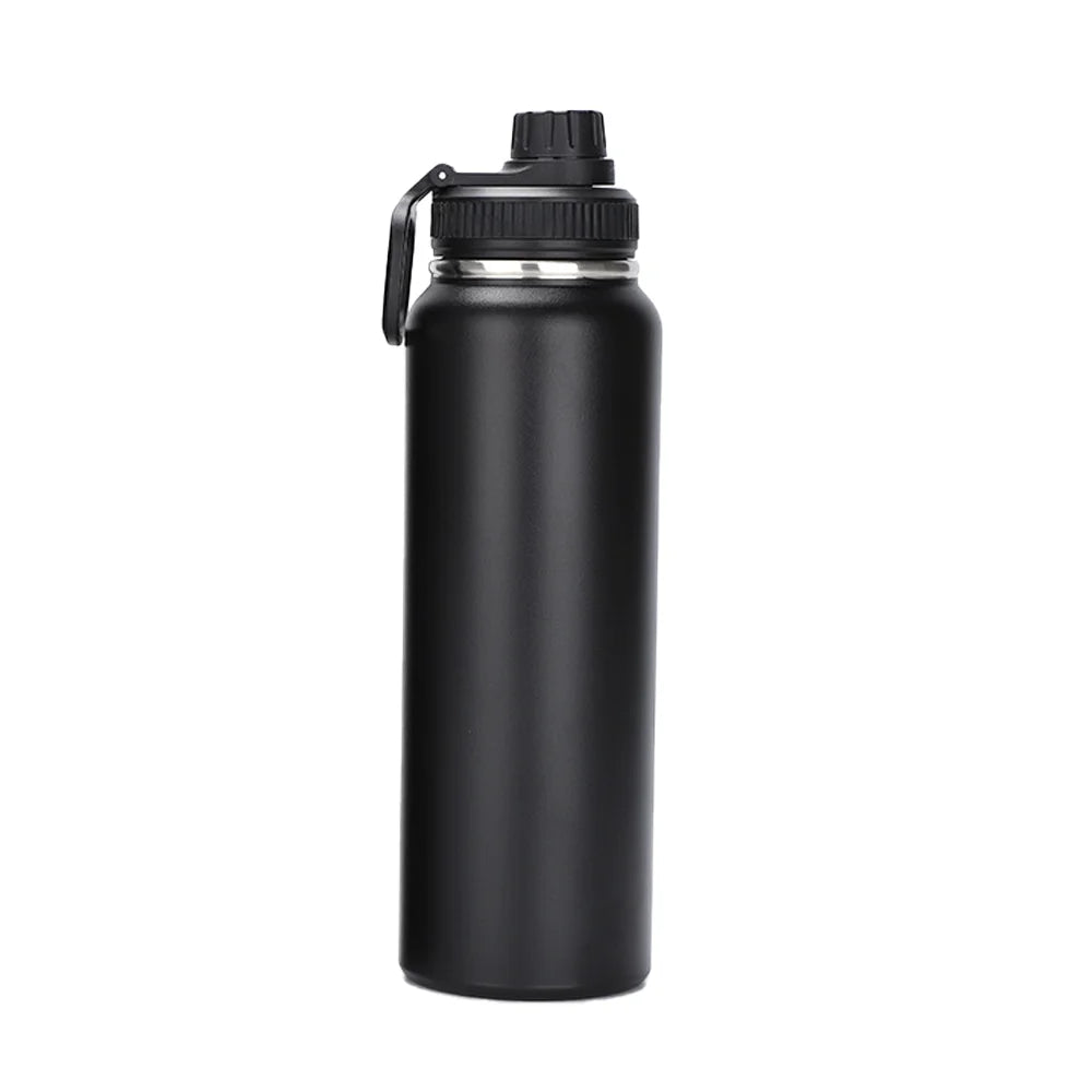 Custom Name 600/800/1000ml Insulated Double Layer Stainless Steel Thermal Water Bottle Personalized Gift